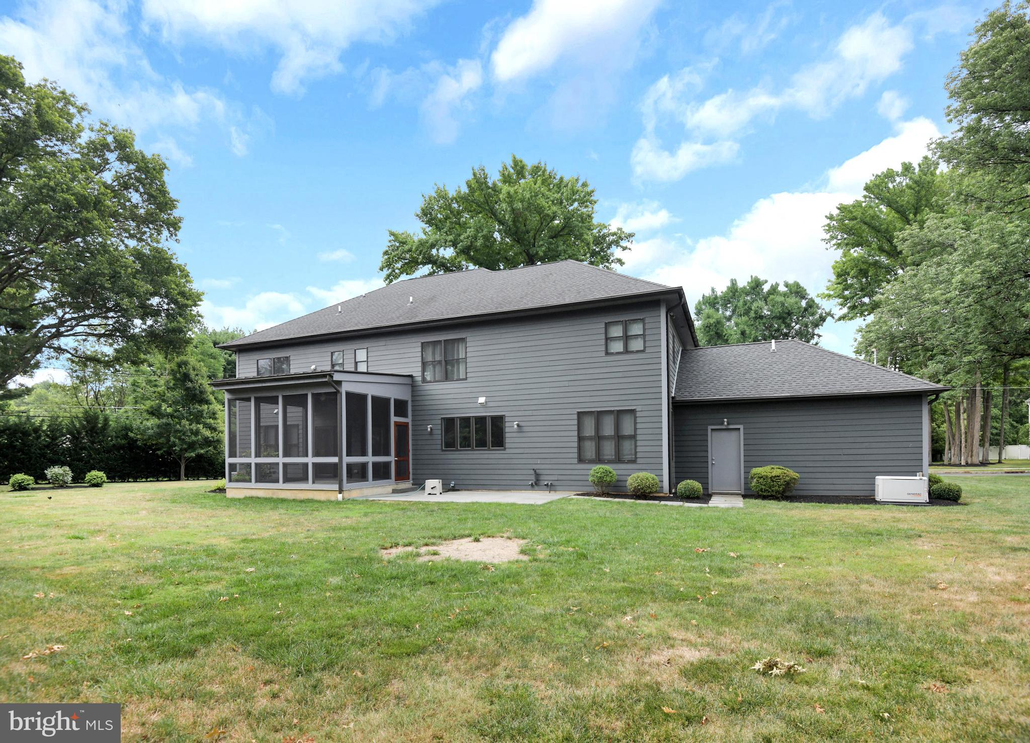 160 Sycamore Road Princeton, NJ 08540 - Photo 34 of 34 Rear Exterior and Stone Patio and Porch