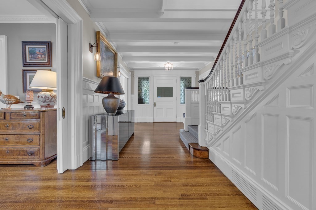 23 Eliot Street, Unit 1 Boston, MA 02130 - Photo 11 of 39 a view of entryway and hall with wooden floor