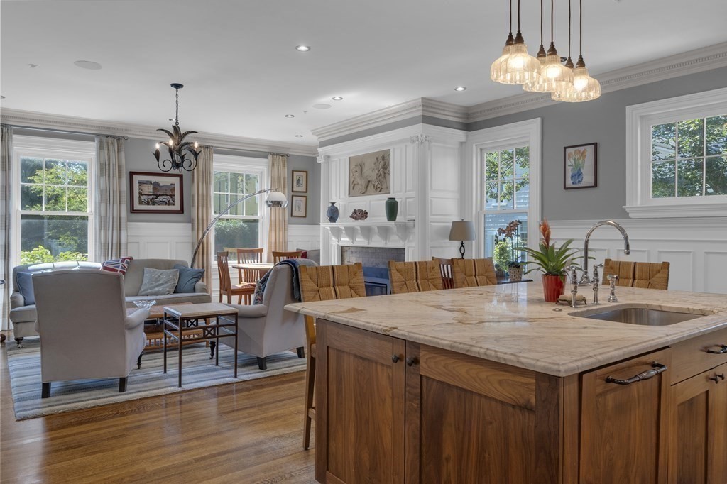 23 Eliot Street, Unit 1 Boston, MA 02130 - Photo 16 of 39 a view of a dining room with furniture window and wooden floor