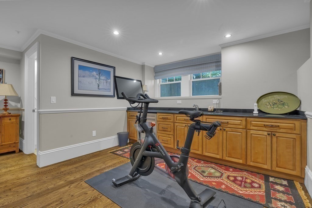 23 Eliot Street, Unit 1 Boston, MA 02130 - Photo 35 of 39 a view of a room with gym equipment