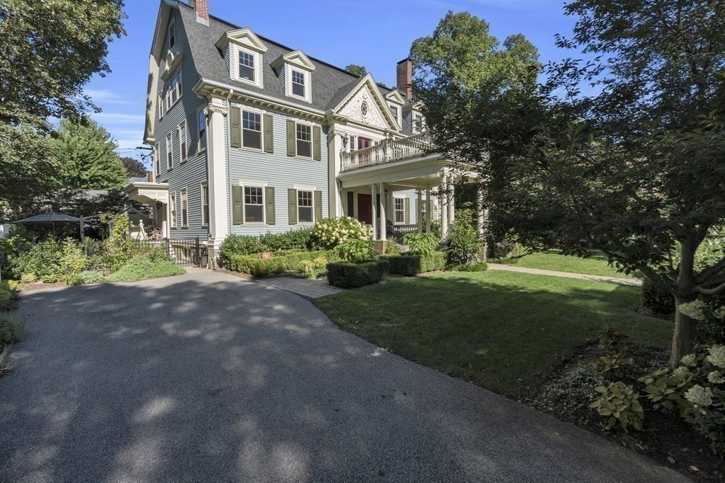 23 Eliot Street, Unit 1 Boston, MA 02130 - Photo 38 of 39 a front view of a house with garden
