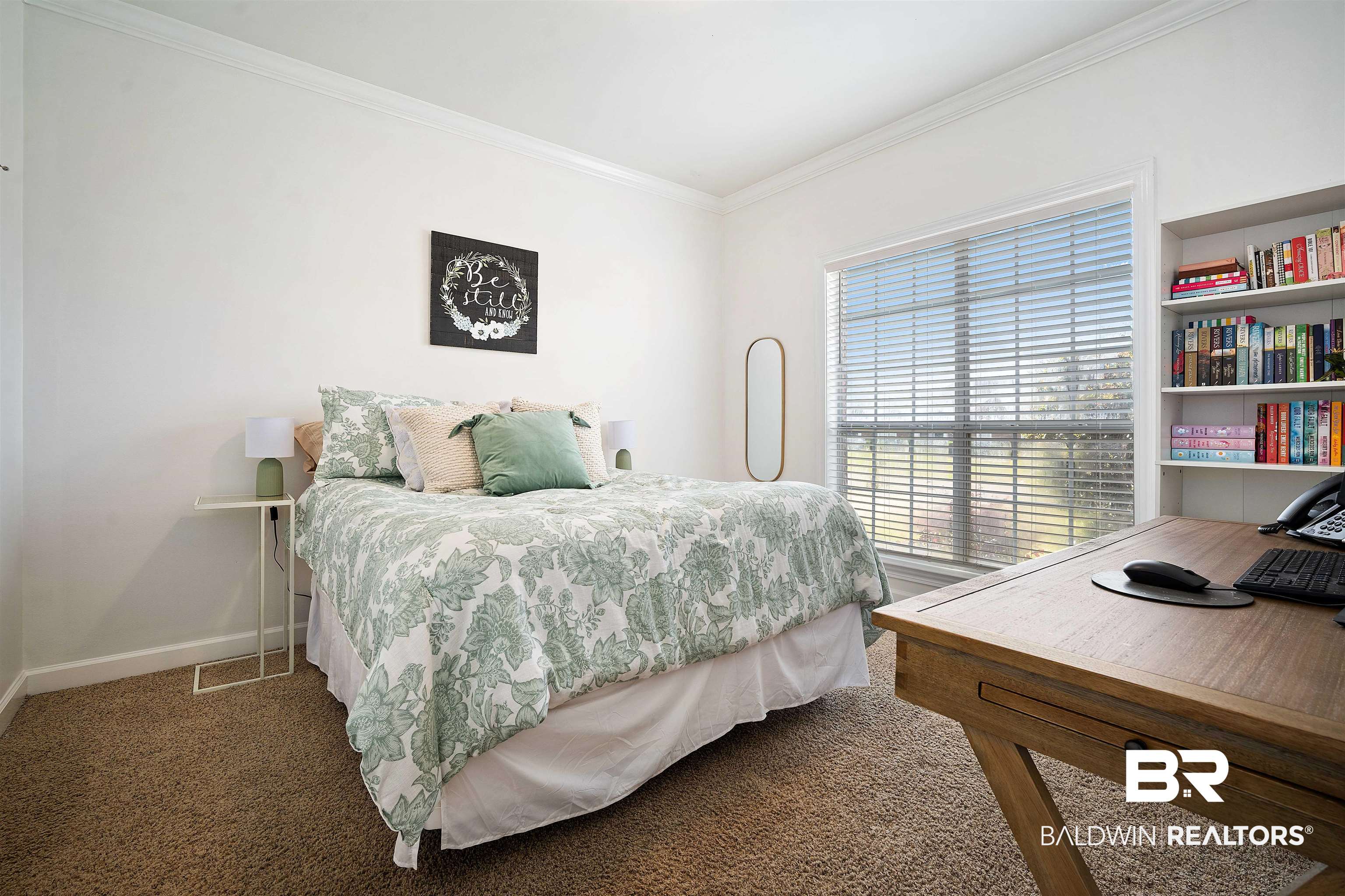 9552 White Castle Road Mobile, AL 36695 - Photo 24 of 31 Carpeted bedroom with baseboards and ornamental molding