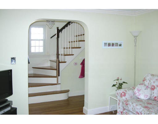 86 Risley Road Brookline, MA 02467 - Photo 2 of 5 a view of entryway with wooden floor
