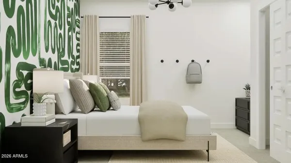 a bathroom with a shower and a toilet