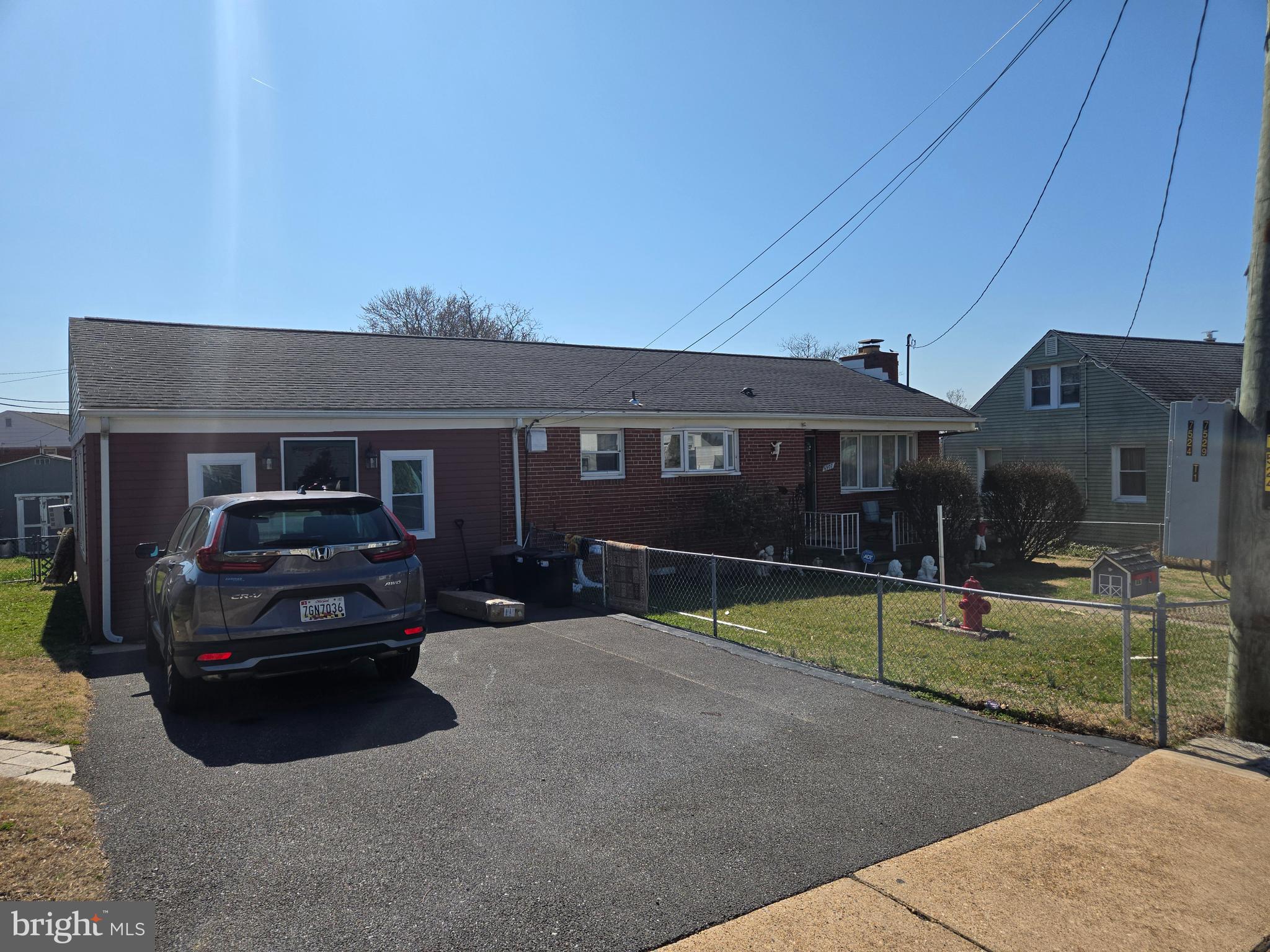 a view of a house with a patio