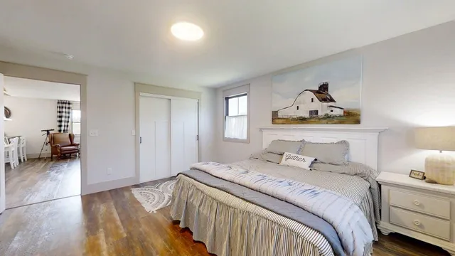 a house view with a outdoor space