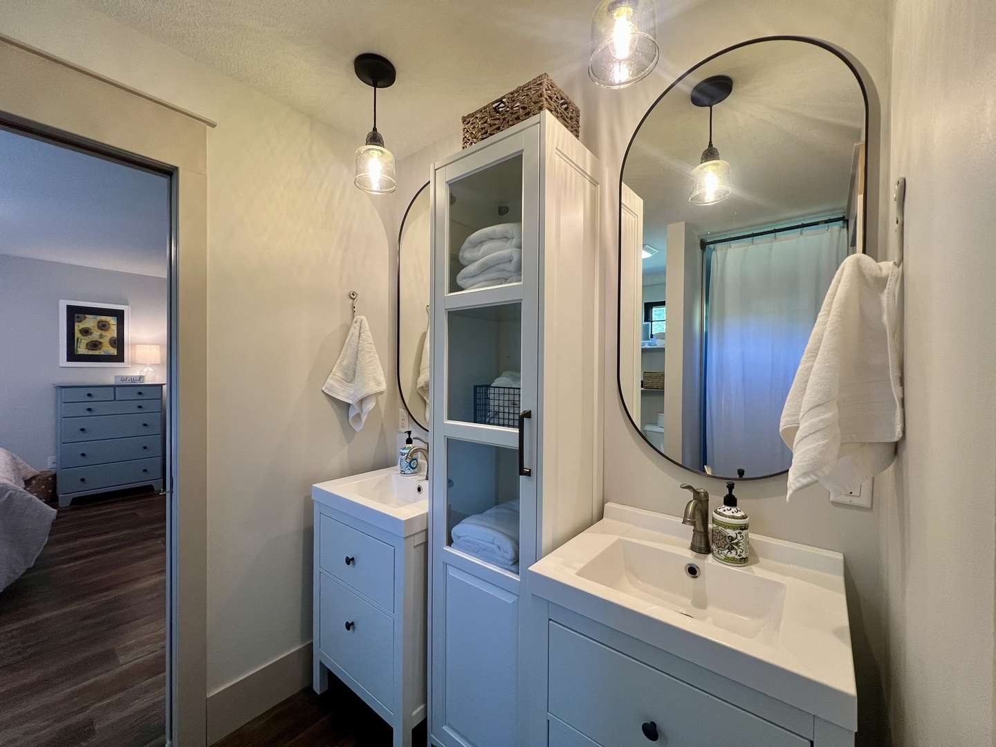 7845 Fitzgerald Road Clinton, IL 61727 - Photo 46 of 62 a bathroom with a sink and a mirror