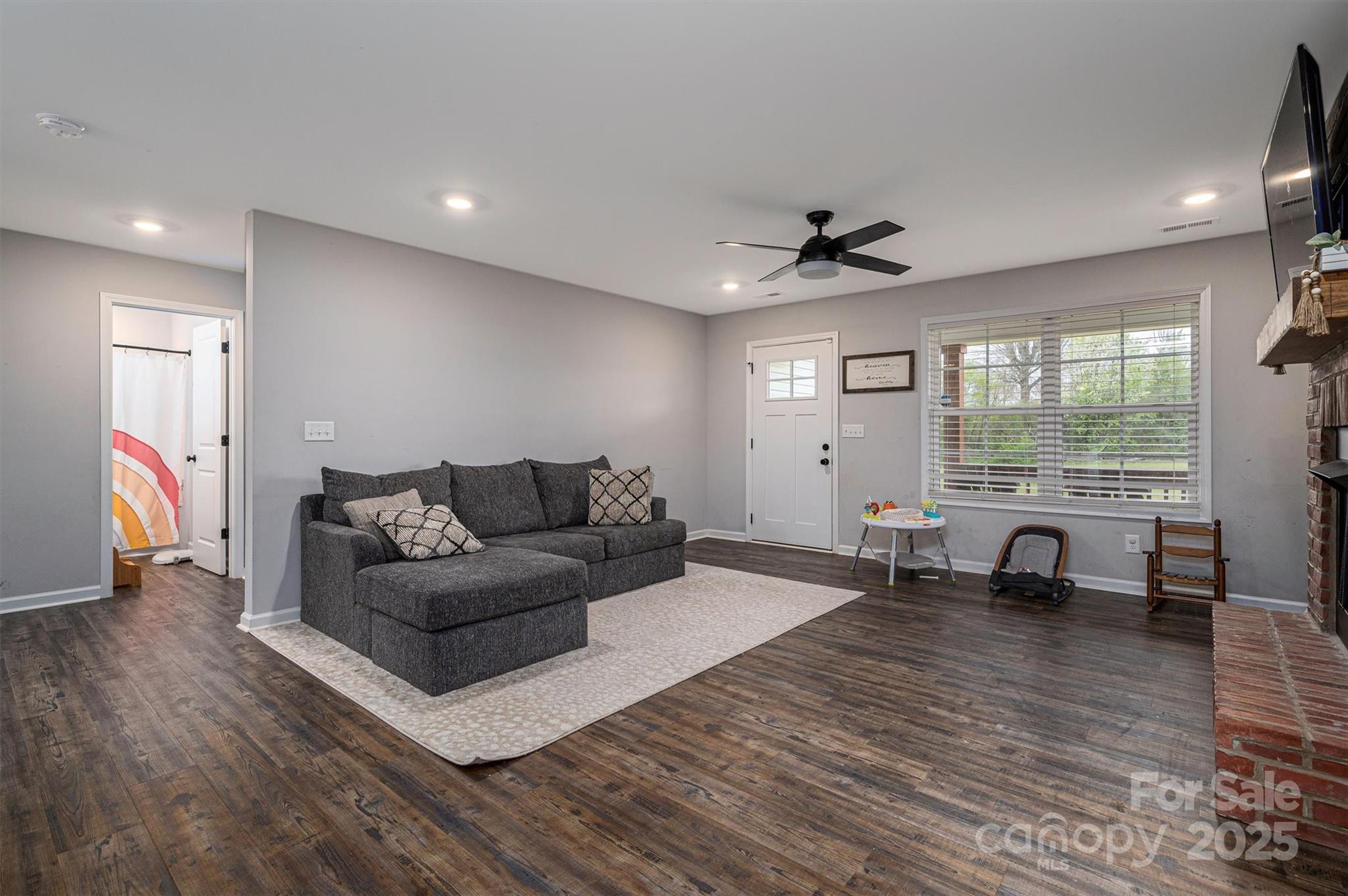 7430 Houser Farm Road Cherryville, NC 28021 - Photo 9 of 22 a living room with furniture and a large window