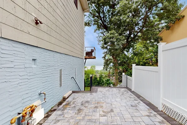 a backyard of a house