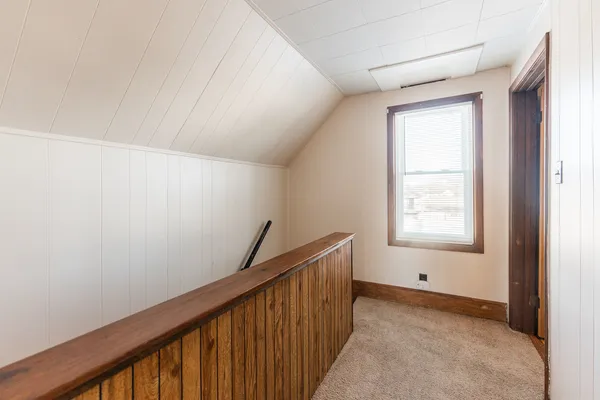 a view of hallway with window