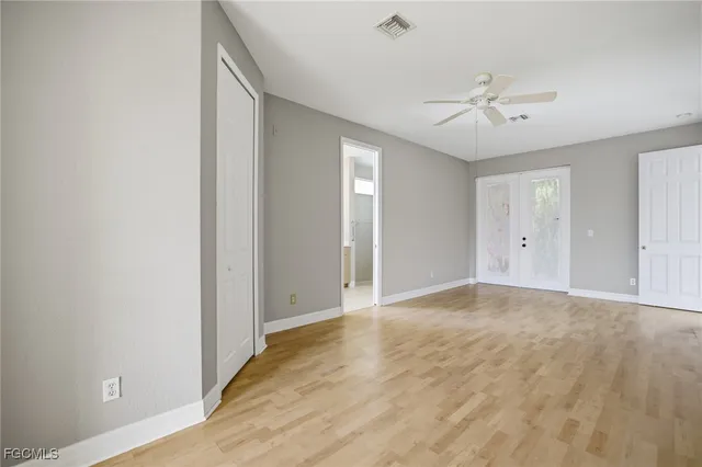 wooden floor in an empty room