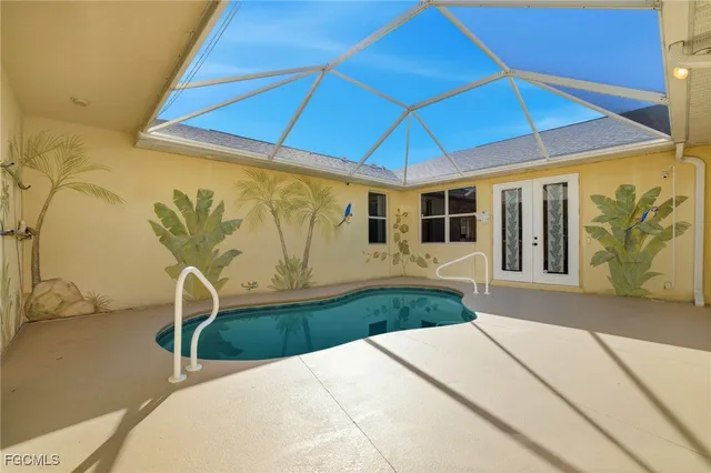 a house view with a backyard space