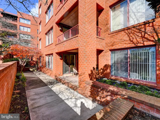 a view of outdoor space with seating area