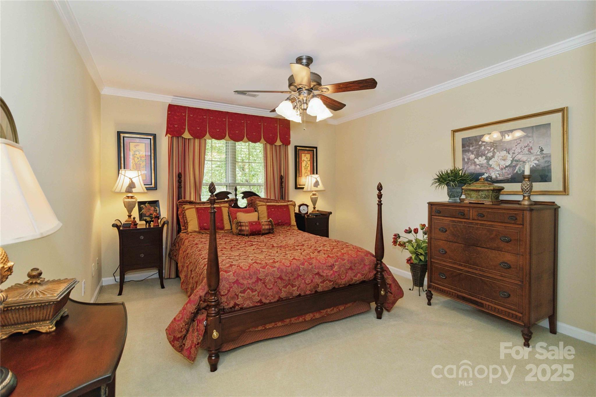 865 State Rd S-46-151 Clover, SC 29710 - Photo 27 of 48 a bedroom with a bed and wooden furniture