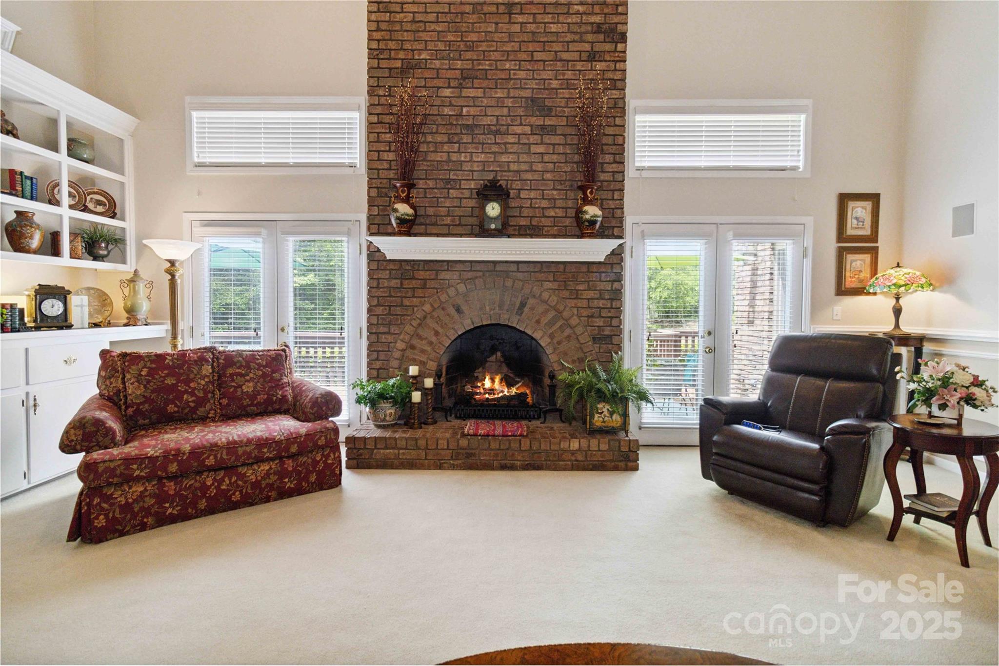 865 State Rd S-46-151 Clover, SC 29710 - Photo 8 of 48 a living room with furniture and a fireplace