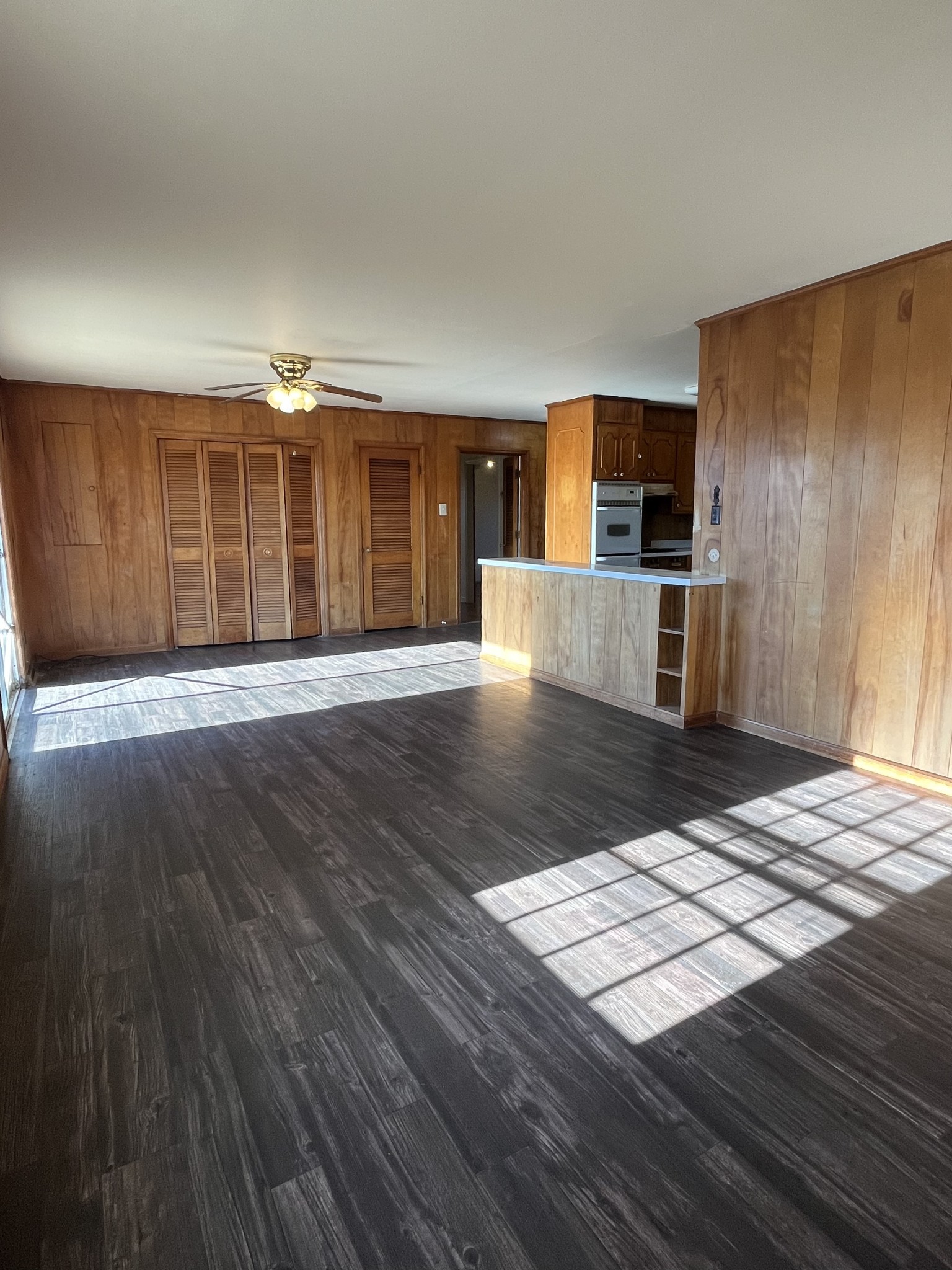 14403 Newstead Road Herndon, KY 42236 - Photo 7 of 25 a view of kitchen with furniture and wooden floor