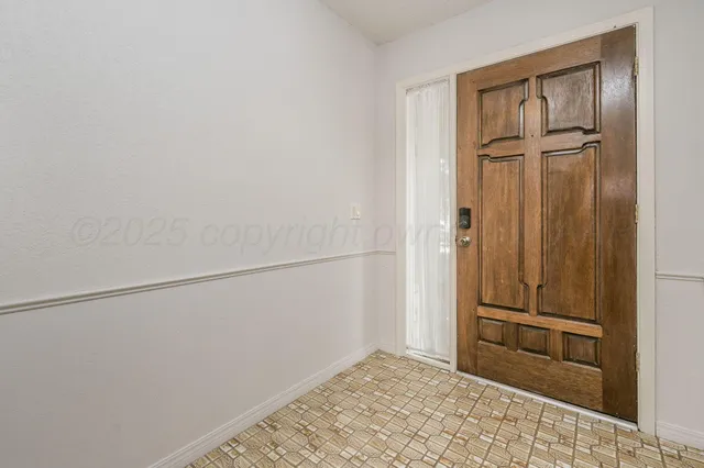 a view of an empty room