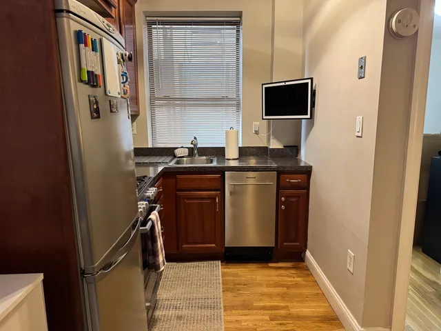 a room with a washer and dryer