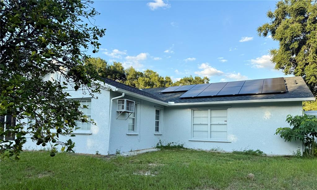 970 Amy Ridge Court Kissimmee, FL 34747 - Photo 16 of 18 a view of a backyard with potted plants and large tree