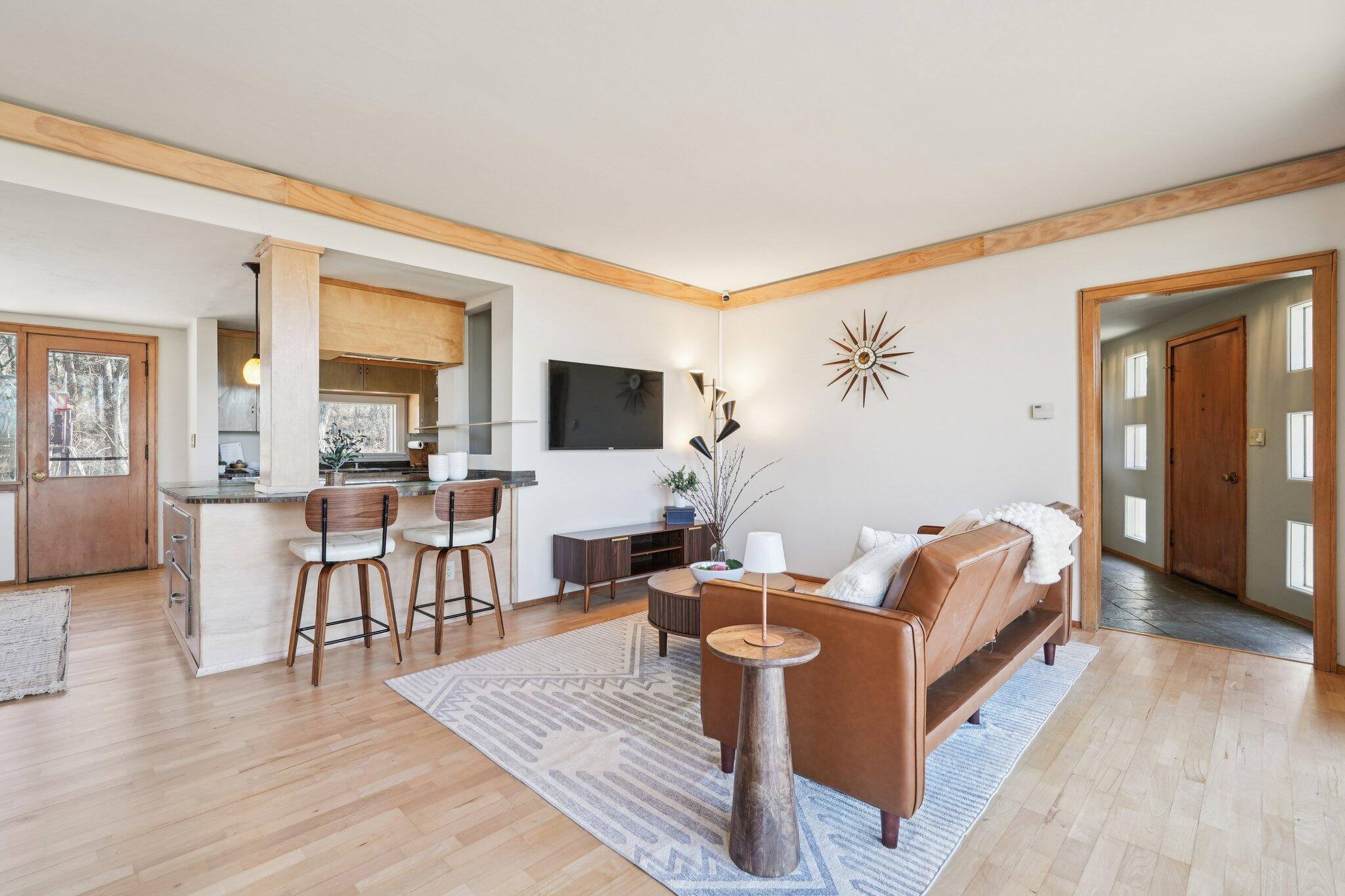 1009 Spring Valley Road Burlington, WI 53105 - Photo 7 of 49 Remodeled to Open the Space