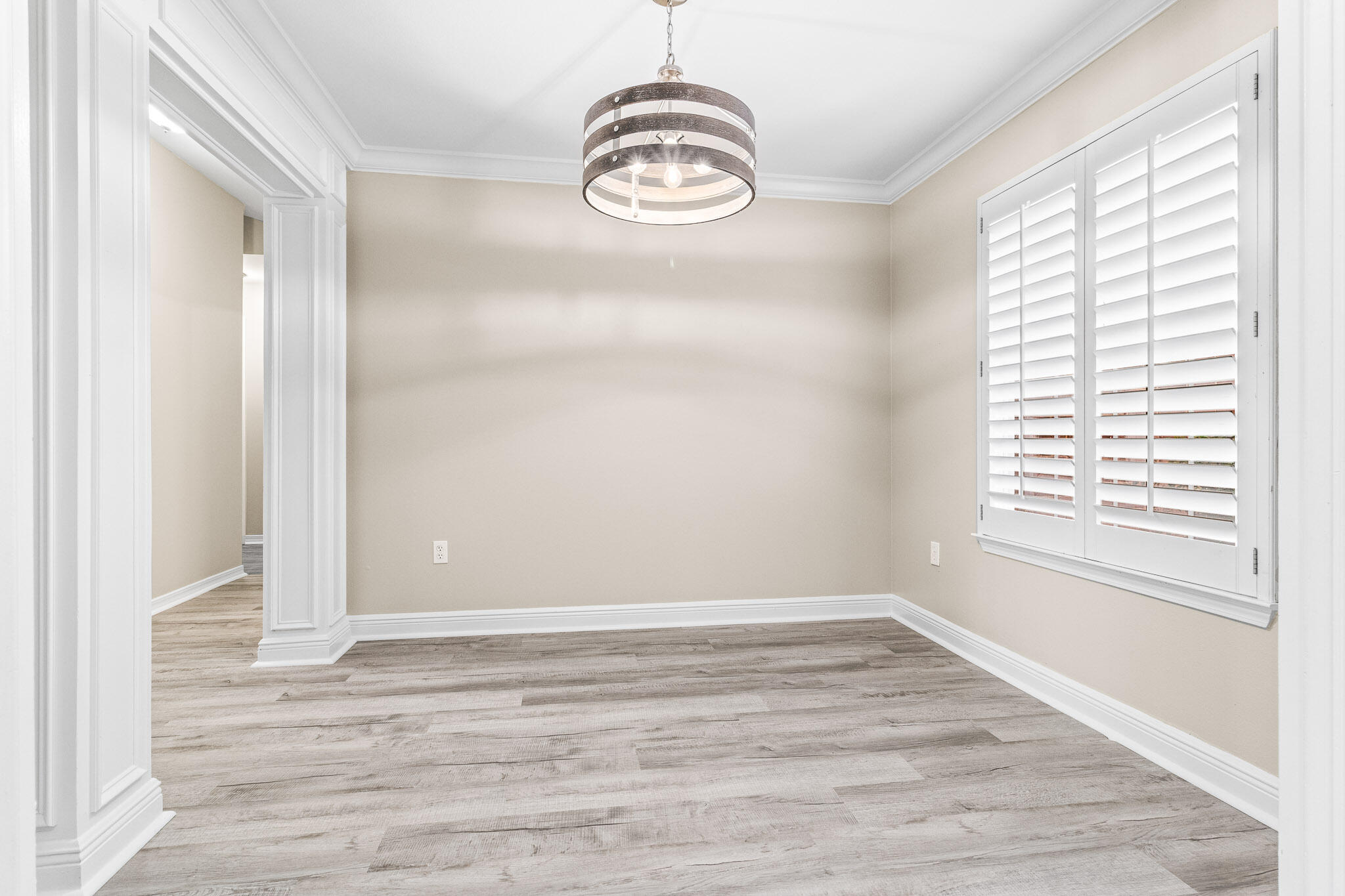 230 Beacon Way Santa Rosa Beach, FL 32459 - Photo 9 of 46 a view of empty room with wooden floor