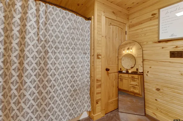 a view of a closet