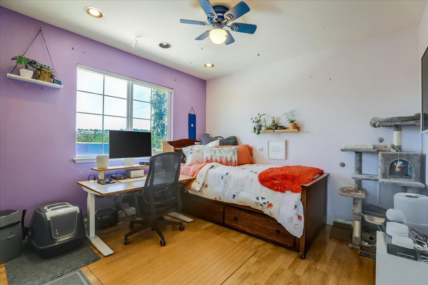 7166 Brooktree Way San Jose, CA 95120 - Photo 20 of 48 a bedroom with a bed and a window