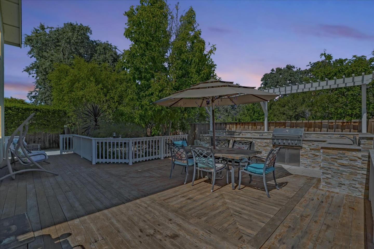 7166 Brooktree Way San Jose, CA 95120 - Photo 47 of 48 a view of backyard with sitting area