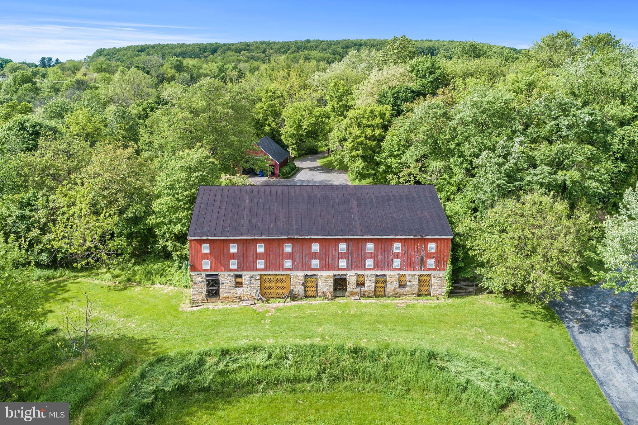12301 Liberty Road Union Bridge, MD 21791 - Photo 83 of 90 Aerial View of Barn