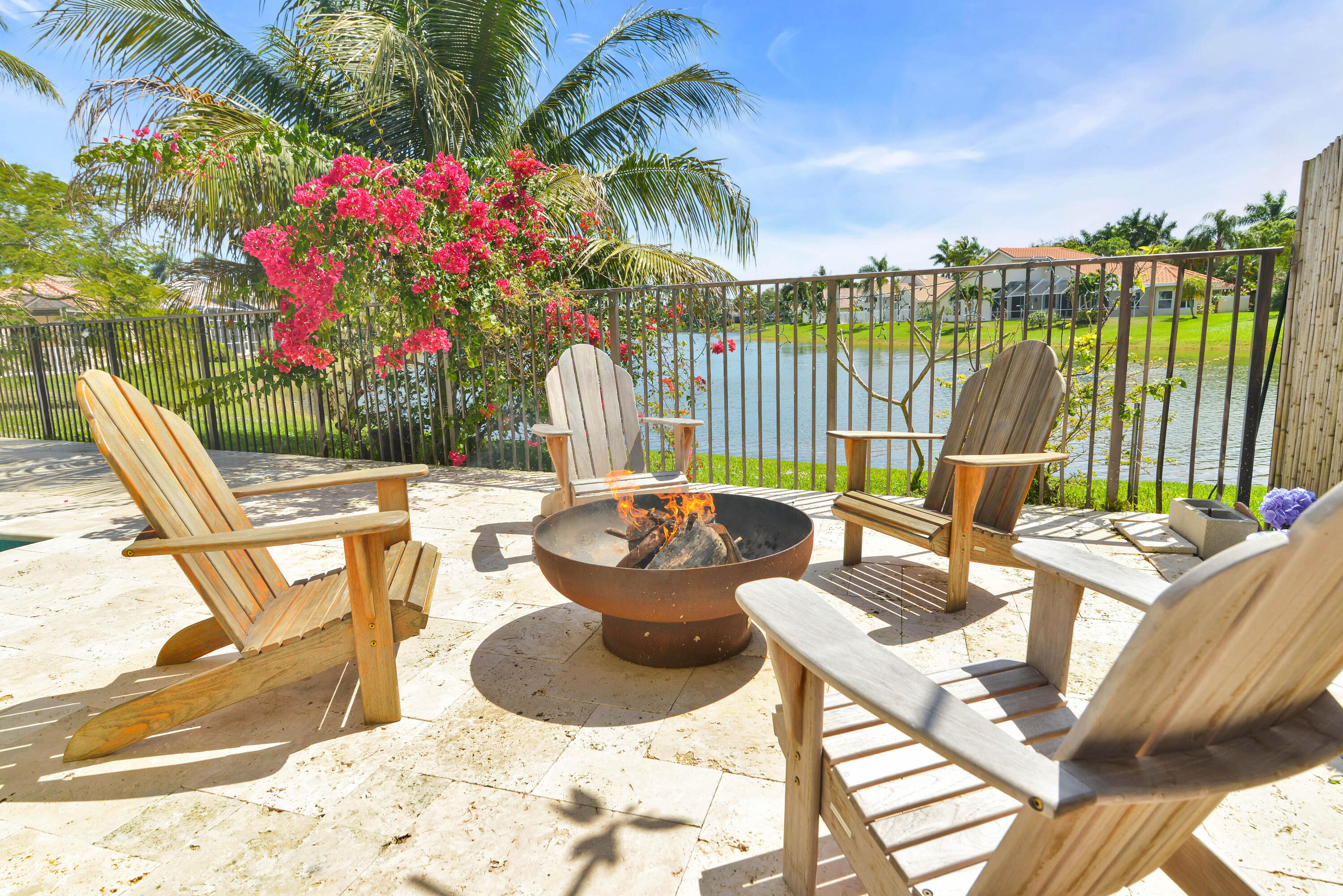 10900 Haydn Drive Boca Raton, FL 33498 - Photo 32 of 55 OUTDOOR GATHERING AREA/FIRE PIT