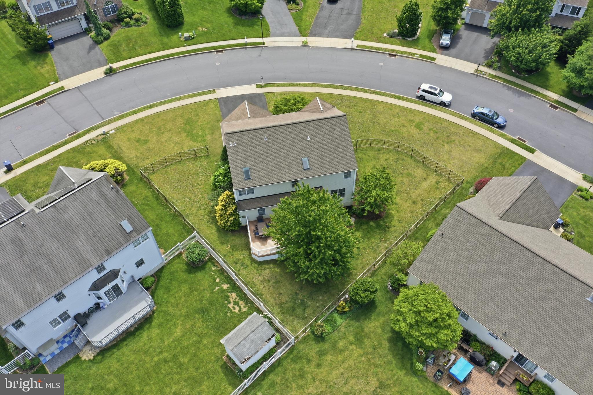 3121 South Wagner Circle Sinking Spring, PA 19608 - Photo 29 of 30 an aerial view of a house with a swimming pool