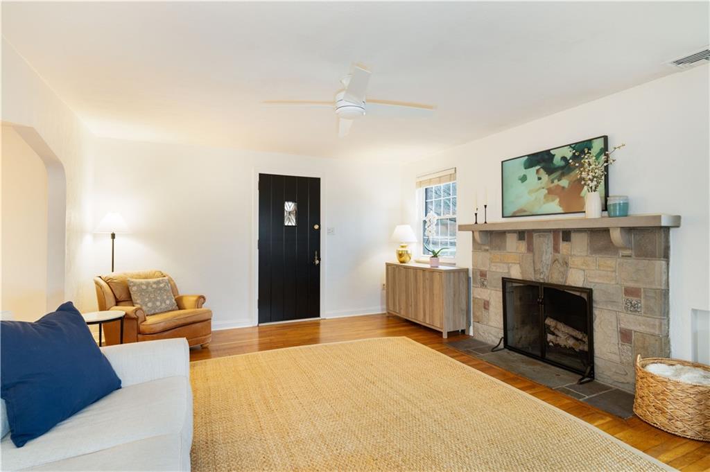 111 Sycamore Drive Pittsburgh, PA 15237 - Photo 7 of 24 a bedroom with furniture and a fireplace