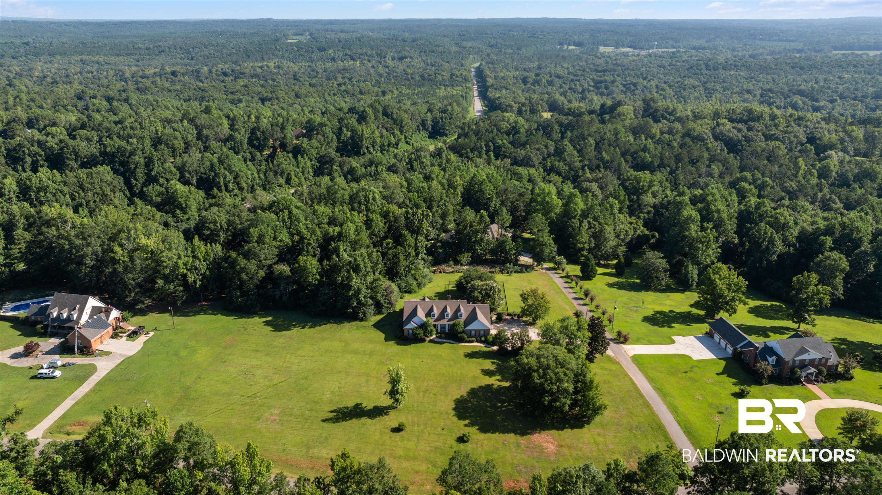 141 Blue Ridge Drive Monroeville, AL 36460 - Photo 35 of 40 Bird's eye view of a heavily wooded area