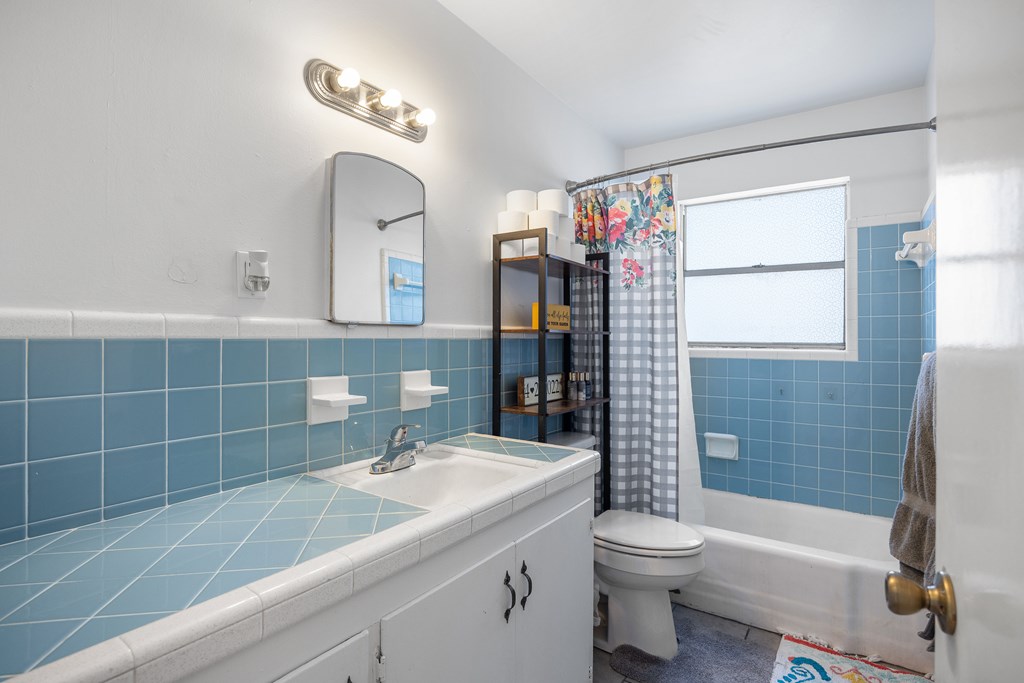 608 Rees Street Kerrville, TX 78028 - Photo 9 of 17 a bathroom with a sink a toilet and shower