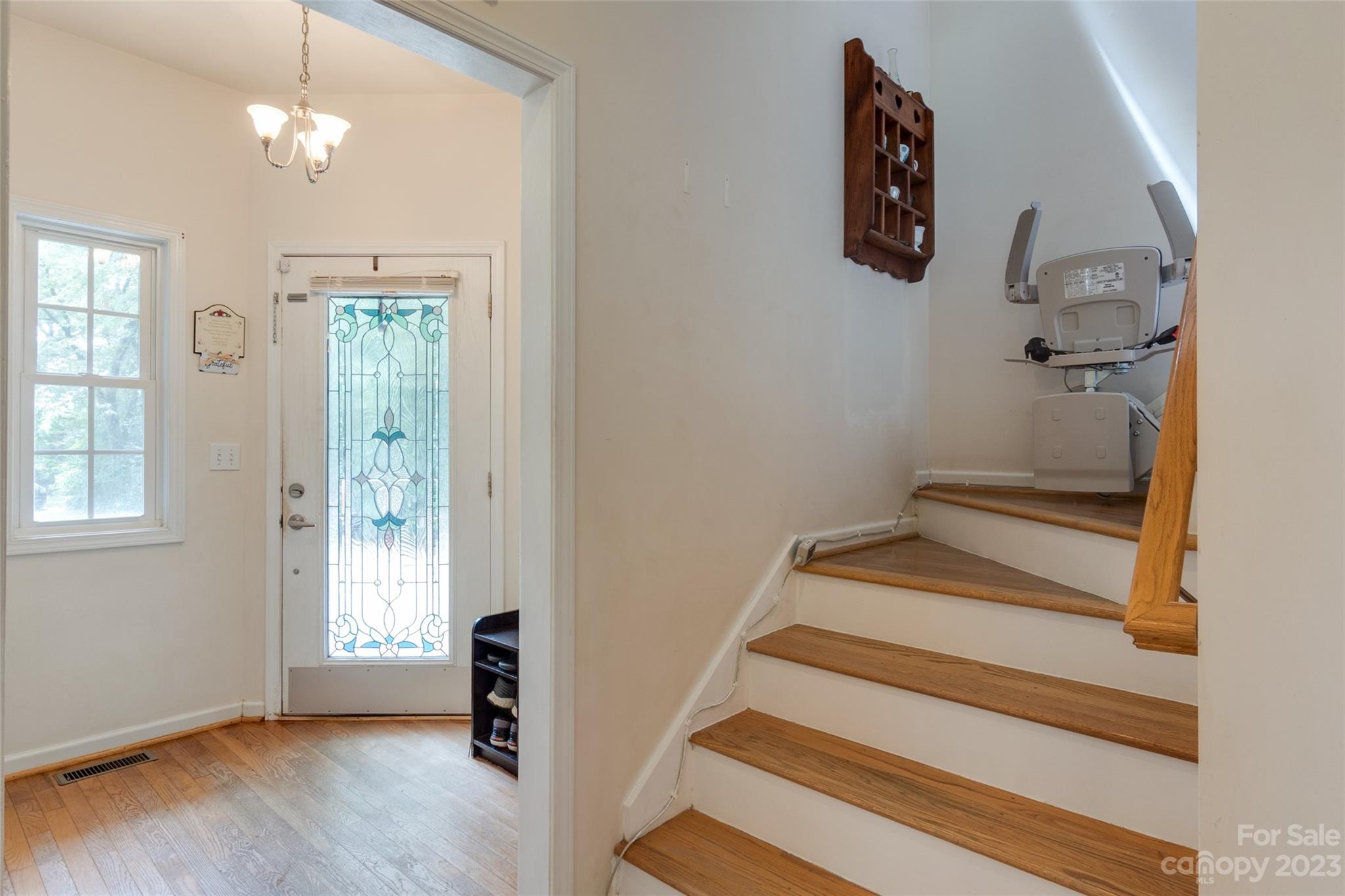 2070 Smithford Road Hickory Grove, SC 29717 - Photo 9 of 39 a view of entryway and hall with wooden floor