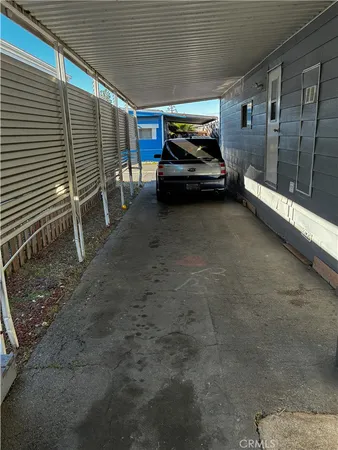 a view of a backyard with plants