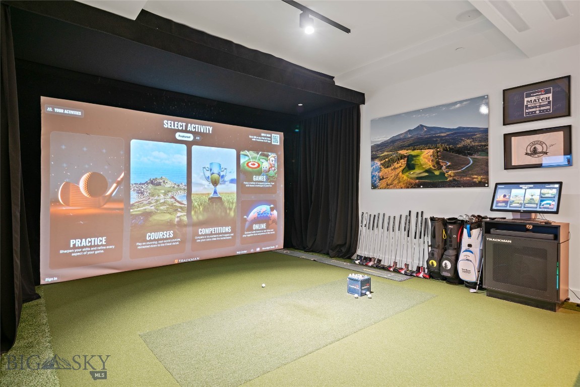 4 Boathouse Way, Unit R1/201 Big Sky, MT 59716 - Photo 56 of 82 Golf Simulator (LakeLodge Amenity)