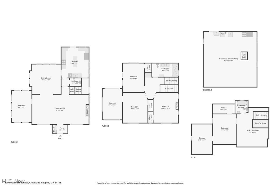 3075 Scarborough Road Cleveland, OH 44118 - Photo 46 of 46 View of home floor plan