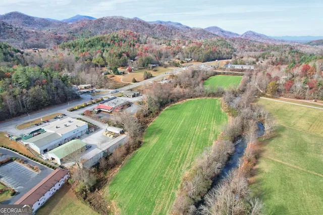 a view of a backyard with a garden