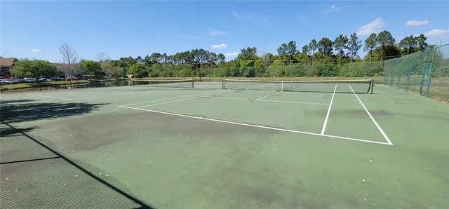 a view of a tennis court