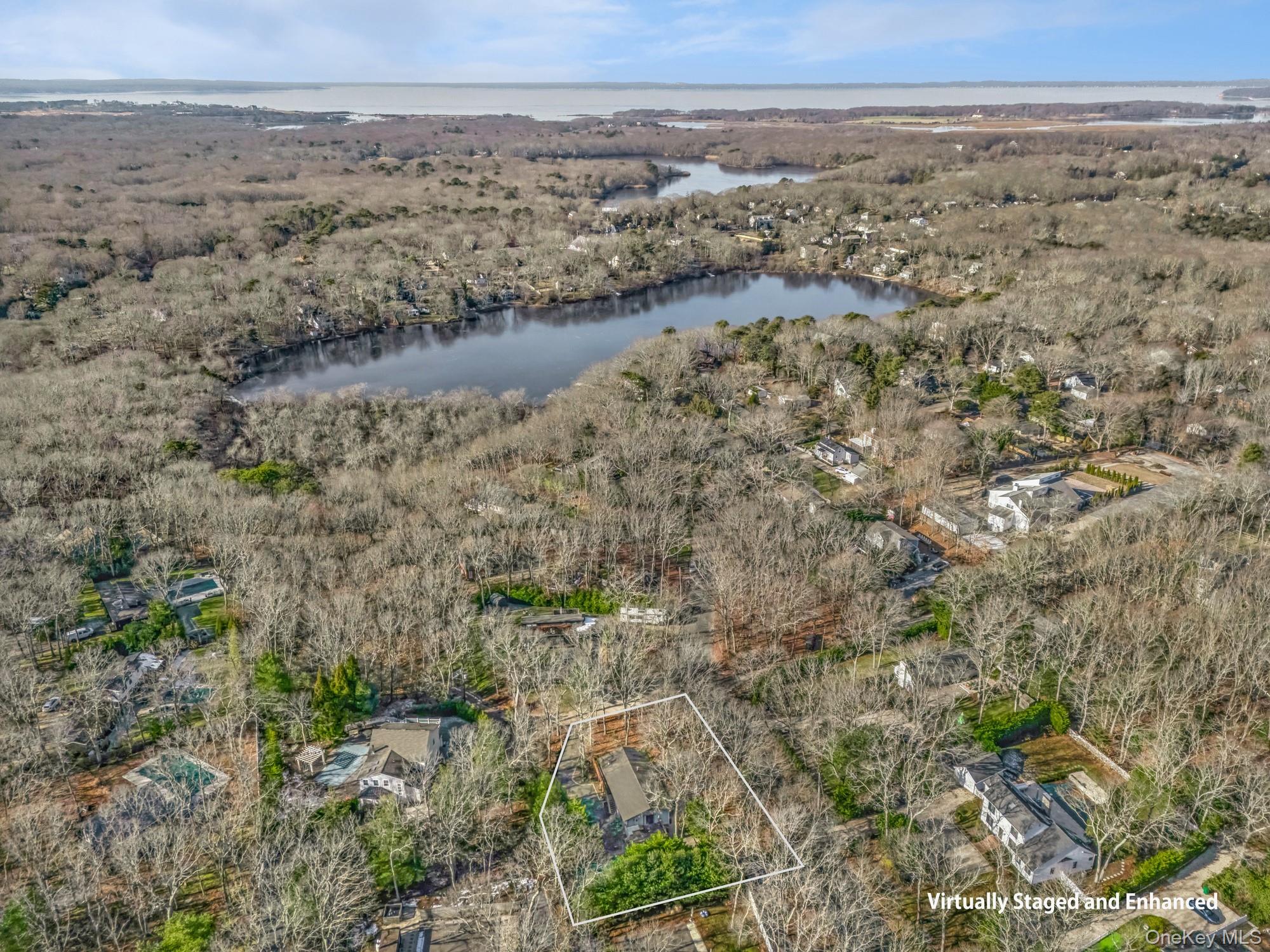 292 Little Fresh Pond Road Southampton, NY 11968 - Photo 5 of 46 an aerial view of forest