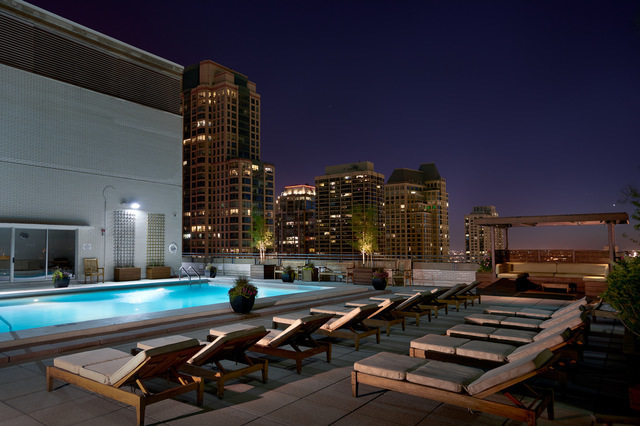 777 North Michigan Avenue, Unit 1601 Chicago, IL 60611 - Photo 33 of 44 a room with lots of gym equipment