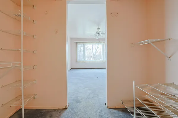 a view of an empty room