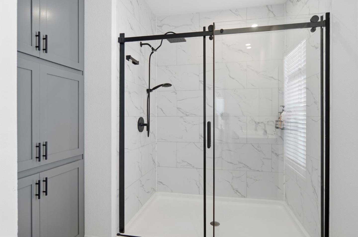 1842 Quimby Road, Unit 1842 San Jose, CA 95122 - Photo 25 of 25 a bathroom with a shower and a glass door