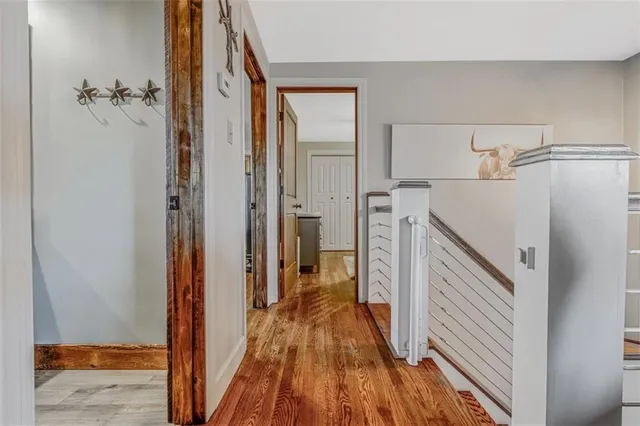 a view of a walk in closet