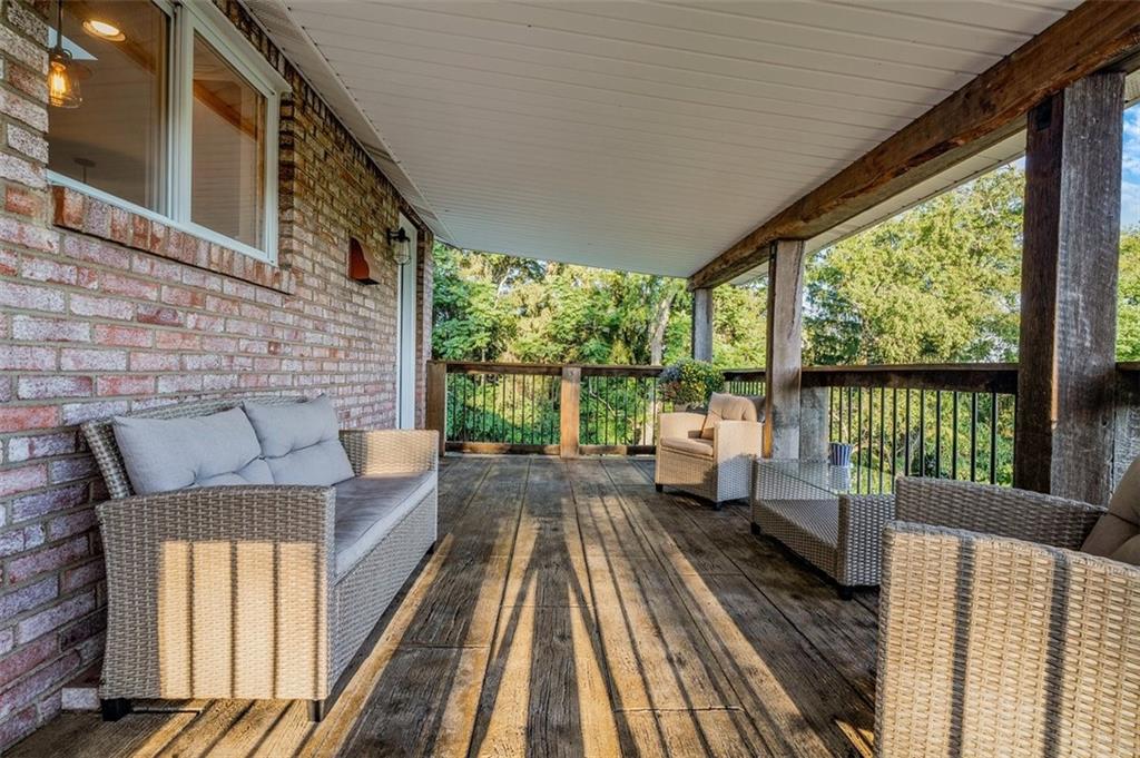 259 Christy Road Eighty Four, PA 15330 - Photo 28 of 46 a balcony with wooden floor and furniture