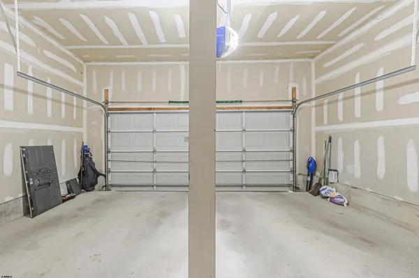a view of a car garage