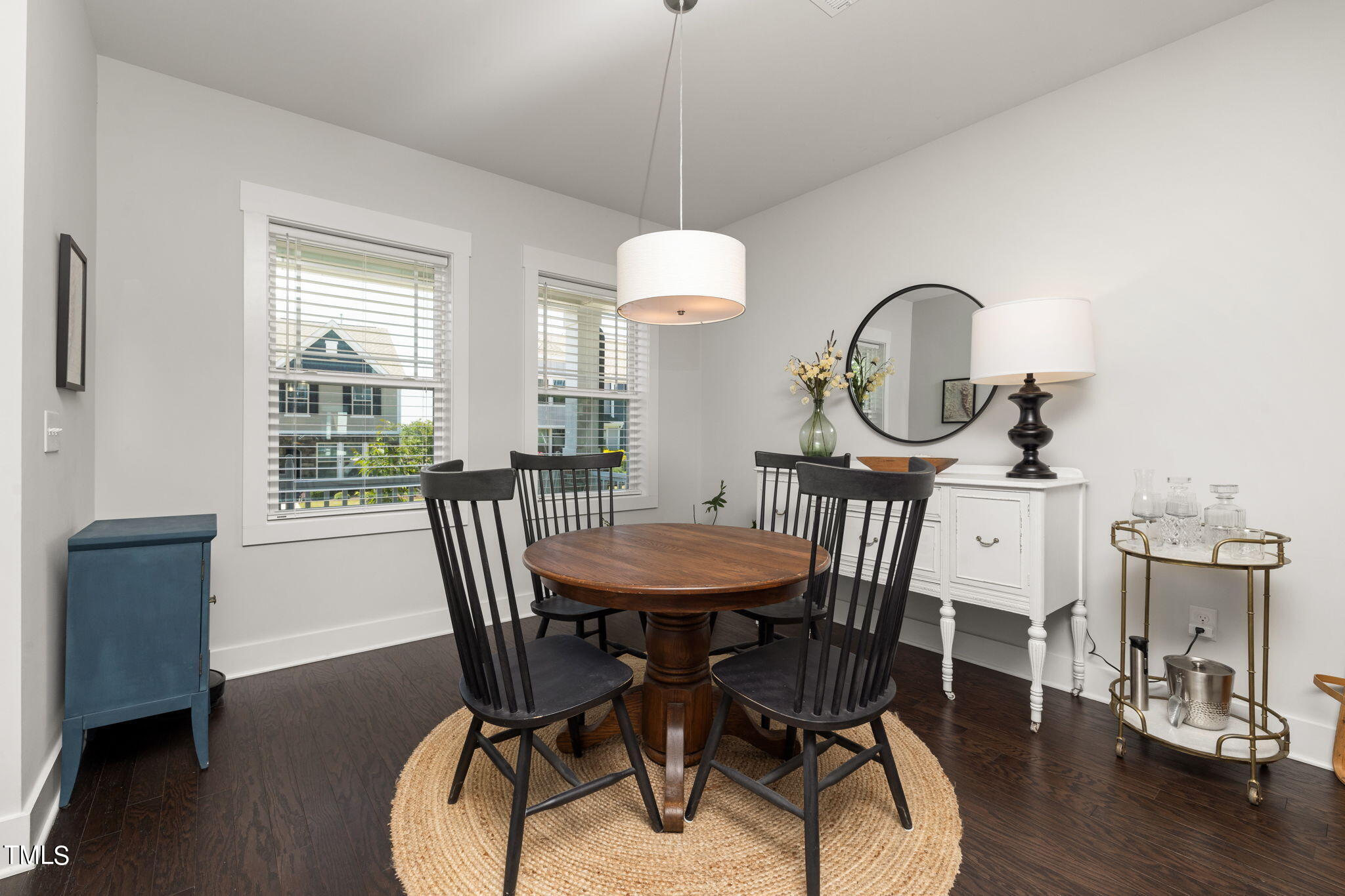 269 Douglas Falls Drive Wendell, NC 27591 - Photo 7 of 51 a view of a dining room with furniture window and wooden floor