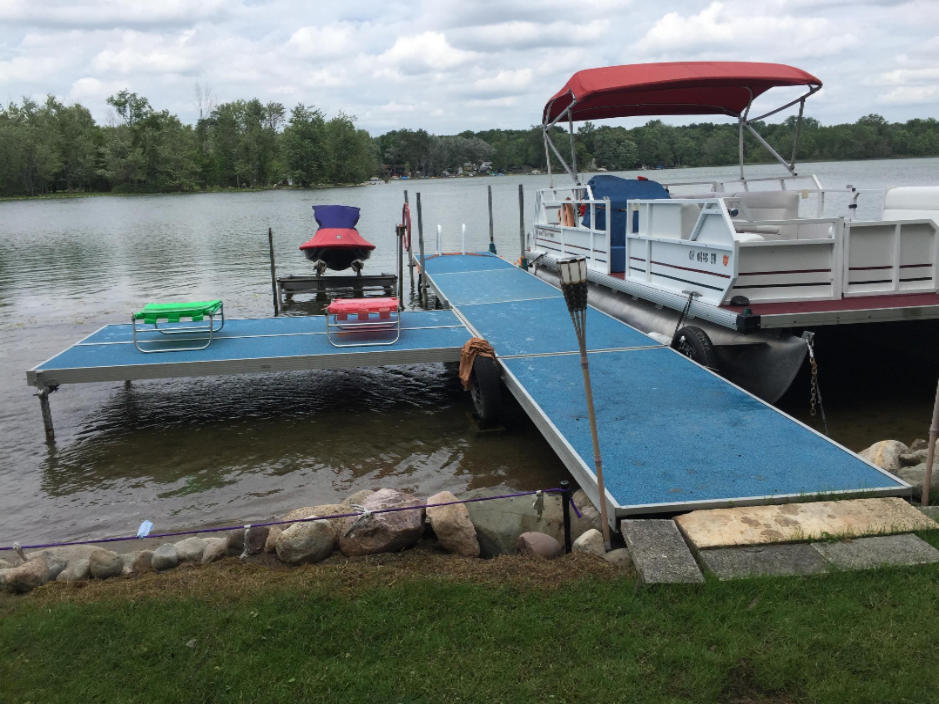 8300 North Sunset Road Reading, MI 49274 - Photo 18 of 26 8300 SunSet Rd. dock and waterfrontage
