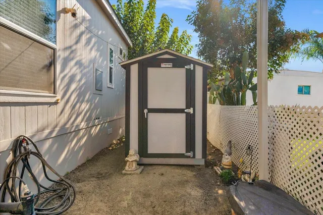 a view of a house with a door